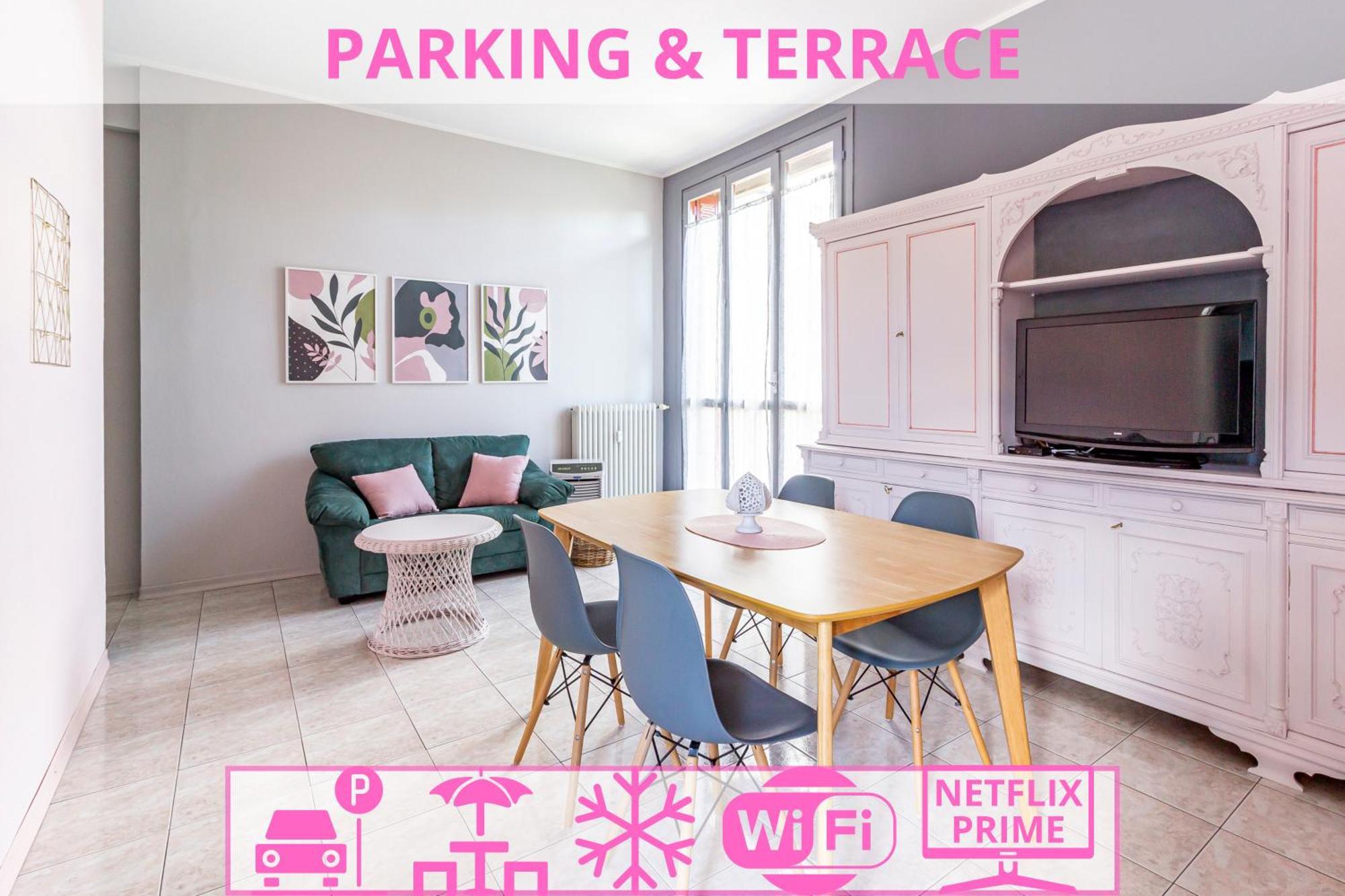 Parking & Terrace - Large 90 Mq - Self Check-In & Remote Access Apartment Como Luaran gambar
